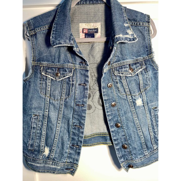 Vintage Inspired Duck Head Denim Jean Jacket * Women’s L Fits Like a Medium WC39 - Picture 3 of 7